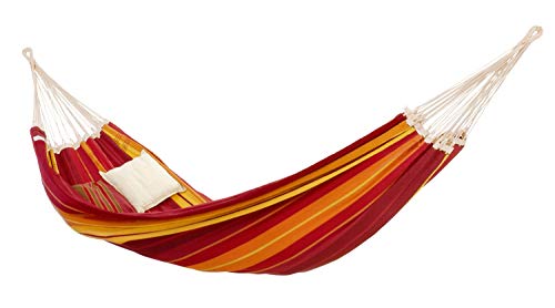 AMAZONAS XXXL Supersize Hängematte Gigante Lava handgefertigt in Brasilien 300cm x 200cm bis 280kg in Lavafarben