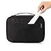 Birsppy GoPenguin Travel Toiletry Bag with Hanging Hook, Large Waterproof Makeup Bag Bathroom Foldable Dopp Kit with 4 Compartments, Sturdy Hook