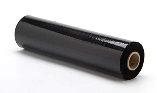 Strong Rolls Black Pallet Stretch Shrink Wrap Cast Parcel Packing Cling Film - 400mmx250m (1)