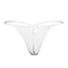 Cotton Whisper Women's Sexy Cotton G-String V-String Panties 4 Pack