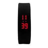 LED Watch, Malltop Unisex Silicone Bracelet Water Resistant Digital Sports Wrist Watch