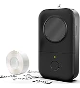 Label Maker Machine with Tape - D30 Thermal Smart Mini Label Printer - Phomemo D30 Bluetooth Wire...