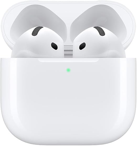 AUTENTICO Audífonos para iPhone inalámbricos Air Pods 4, audífonos Bluetooth, Personalizado,Resistentes al Polvo,al Agua y al Sudor