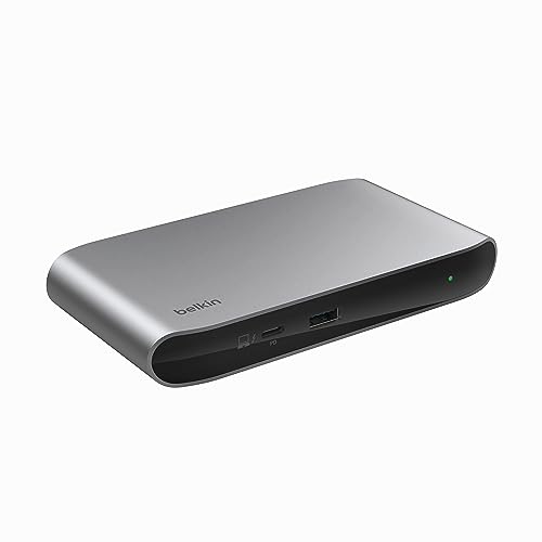 Belkin Connect Thunderbolt 4 Docking-Station, 5-in-1-USB-C-Multiport-Core-Hub mit 96 W Power Delivery für Mac- und Windows-Laptops, einen 8K- oder Zwe