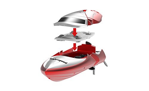 RC Boat, KINGBOT H106 2.4GHz 4CH High Speed Remote Control Electric Racing Boat with 150M Long Remote Control Distance ( Just Work on Water )