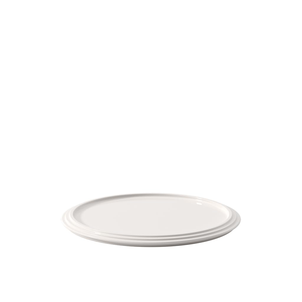 Villeroy & Boch - Iconic Serving Plate, Presentation Plate Made from Premium Porcelain for Special Occasions, Dishwasher Safe, White, 24 cm