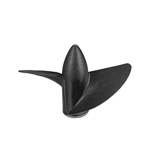 image for uxcell RC Boat Propeller M4 Shaft 2 Vanes 45mm 31.5mm P/D Fan Shape Co