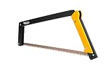 Agawa Canyon - BOREAL21 Folding Bow Saw - Black Frame, Yellow Handle, All-Purpose Blade