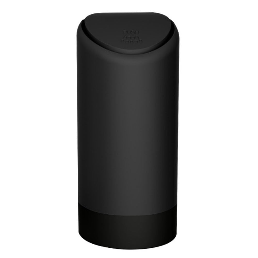 AILOVA Mini Car Trash Can with Lid, Portable Silicone Trash Bin Garbage Can Small Auto Trash Can Washable Fit in Side Door Cup Holder for Receipts Gum Wrappers Storage