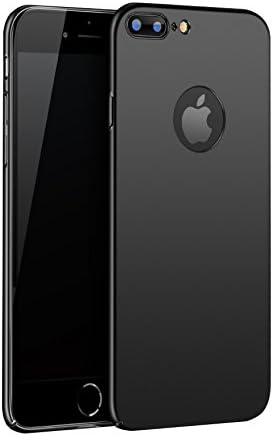 Iphone 7 Plus Case, Iphone 8 Plus Case, Slim Fit Hard Plastic Full Protective with Matte Surface Case for Iphon 7/8 Plus - Black