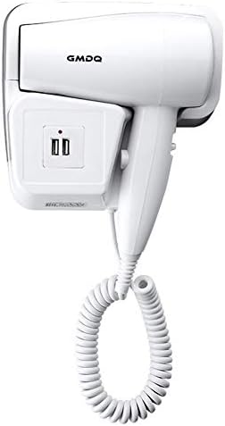 Zconmotarich 220V Hotel Home Bathroom Dry Hanging Wall Mounted Hair Dryer with Socket Holder C