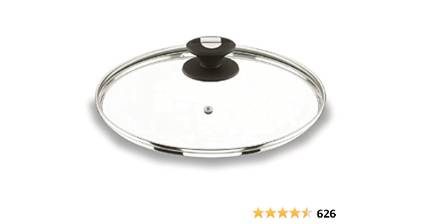 Lacor 71924, Tapa De Cristal con Desvaporizador, Bianco ...