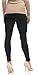 LMBLush Moda Seamless Full Length Leggings Footless Tights Underlayer in Many Colors, Black One Size (Fits XS - XL)