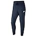 Nike Mens Cuffed Jogger Cotton Jersey Light Sweatpants Obsidian/White 804461-451 Size Medium