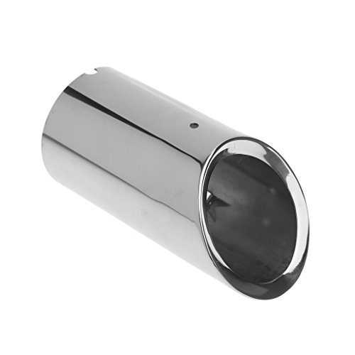 Itlovely 2xStainless Steel Exhaust Muffler Pipe for VW Volkswagen Jetta MK6 Golf 6 Golf 7