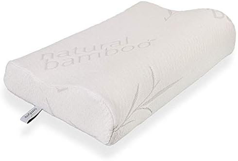 Bamboo Memory Foam Contour Pillow A Firm Flexible Therapeutic