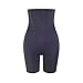 Amazingjoys Women's Hi-Waist Body Shaper Tummy Control Panty Smooth Thigh Slimmer, Black, Fits US SIZE 2-8