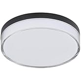 Maxim Lighting 59762CLFTBK Edge - 16W 1 LED Flush Mount-1.5 Inches Tall and 7 Inches Wide, Finish Color: Black