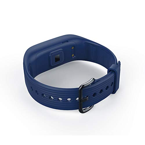 Fitness Tracker,Smart Wrist Band Sleep Sports Fitness Heart Rate Tracker Pedometer(Blue)
