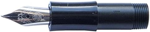 Kaweco SKYLINE SPORT Front Part Black with Stainless Steel Nib I Premium Fountain Pen Replacement Nib I Exclusive Fountain Pen Stainless Steel Nib Insert I Nib: M (Medium)