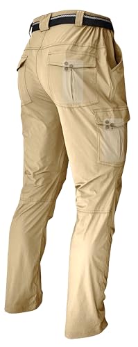 Men's Hiking Cargo Pants Khaki