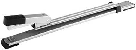 Jiaten Long Reach Stapler, 20 Sheet Capacity, Standard Staples, Putty/Black (0334)