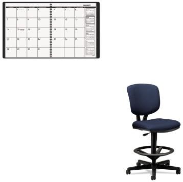 KITAAG7026005HON5705GA90T - Value Kit - The HON Company HON Volt Task Stool | Navy Fabric, Navy (HON5705GA90T) and At-a-Glance Recycled Monthly Planner (AAG7026005)