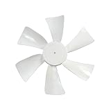 HQRP 6" Fan Blade CCW 1/8" D-Bore Replacement for 12V RV Roof Vents/Range Hoods plus HQRP UV Meter