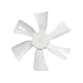 HQRP 6" Fan Blade CCW 1/8" D-Bore Replacement for 12V RV Roof Vents/Range Hoods plus HQRP UV Meter primary