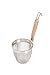 Helen’s Asian Kitchen Spider Strainer, 6-Inch Stainless Steel Mesh Strainer Basket with 7.5-Inch Bamboo Handle