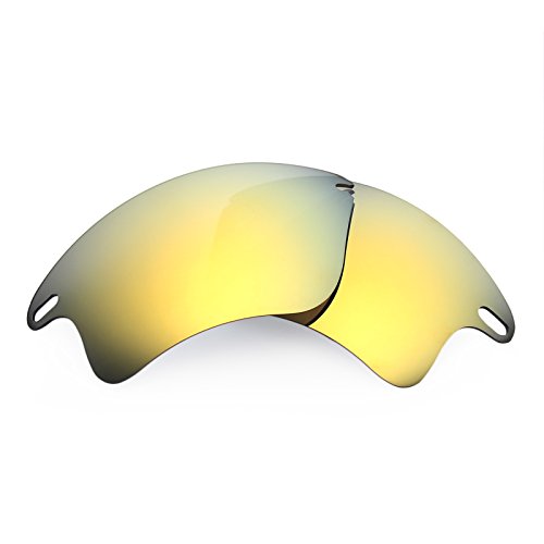 MRY POLARIZED Replacement Lenses for Oakley Fast Jacket XL Sunglasses - Rich Option Colors (Standard, 24K Gold)