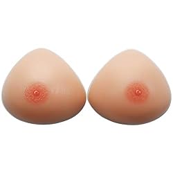 Vollence AA Cup Triangle Silicone Breast Forms Fake