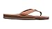 Rainbow Sandals Men's Premier Leather Double Layer with Arch Wide Strap, Classic Tan/Brown, Men's Large / 9.5-10.5 D(M) US