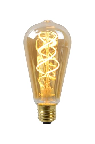 LUCIDE ST64 - Glühfadenlampe - Ø 6,4 cm - LED Dim. - E27-1x4,9W 2200K - Amber
