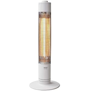 山善 グラファイトヒーター 自動首振り機能付 ホワイト DCTS-A091(W)