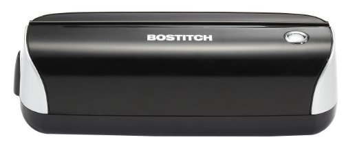 Bostitch Electric 3-Hole Punch, AC or Battery, Black (EHP3BLK)