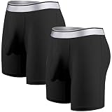 Terramar Silkskins Boxer Uomo (Pacco Da 2) - Mutande Corte In Morbido Modal, Traspiranti E Senza Etichette