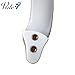 VALE Adjustable Violin Shoulder Rest with Free Violin Mute - White
