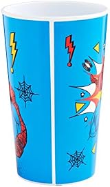 Marvel Spider-Man 3 Piece Kids Tableware Set Plate Bowl Cup Blue view 10