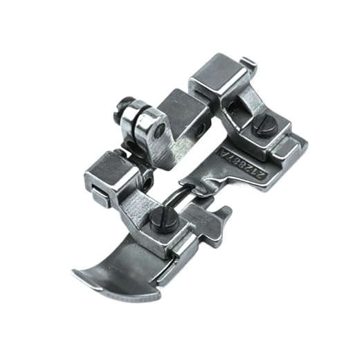 Zipper Presser Foot for 5 Thread Industrial Overlock Sewing Machine Fit for Siru-ba 757 (700F Five Line)(B)