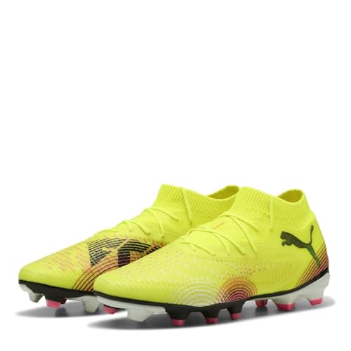 PUMA Future 8 PRO FG/AG JR, Unisex Fussballschuh, Yellow ALERT-PUMA Black-Sun Struck,