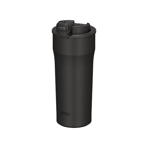 【ロック機能付きタンブラー】サーモス 水筒 真空断熱ケータイタンブラー 420ml ダークグレー 車載ドリンクホルダー対応 JPI-420 DGY