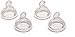 Nuk 62657 Size 2 Wide-Neck Silicone Nipples 2 Count