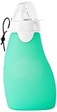 The Original Squeeze with Eeeze, Silicone Reusable Food Pouch in Leaf, 6oz