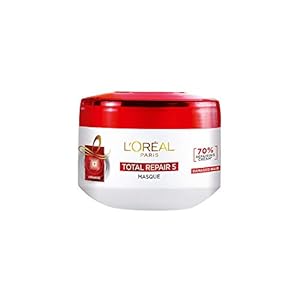 L’Oreal Paris Hair Mask, For Damaged and Weak Hair, With Pro-Keratin + Ceramide, Total Repair 5, 200ml