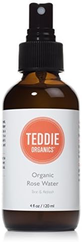 Teddie Organics Organic Alcohol Free Rose Water, 4 oz by Teddie Organics