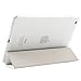 BESDATA Ultra Thin Magnetic Smart Cover (Wake/Sleep Function) & Clear Back Case for Apple iPad Mini 2 / Mini 3 (with Retina Display) + Screen Protector + Cleaning Cloth + Stylus, White - PT3101