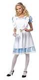 California Costumes Women's Alice Costume,White/Blue,Large