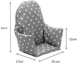 Messy Me High Chair Cushion for IKEA Antilop & BLANES, BeBe Style 2 in 1 view 2