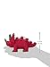 Knight Pet Dinosaur Latex Toy for Dogs, Medium, Red